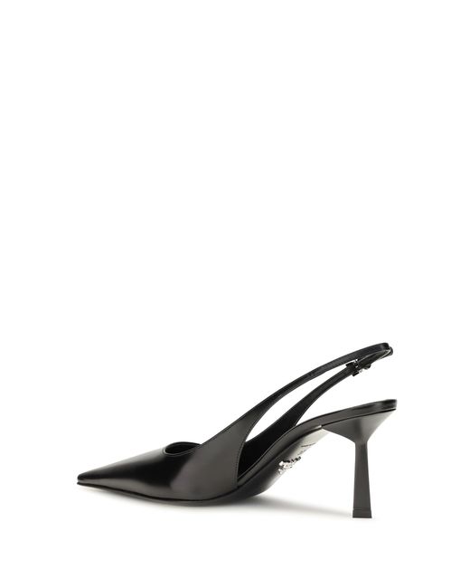 Prada White Pumps Leather Slingback