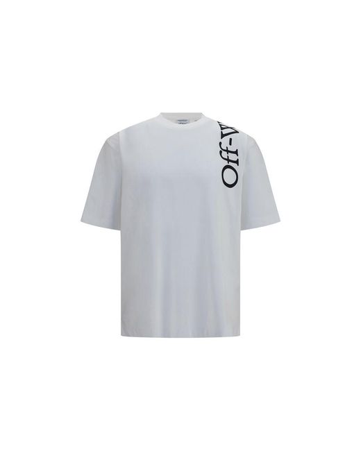 Off-White c/o Virgil Abloh Gray Cotton T-Shirt for men