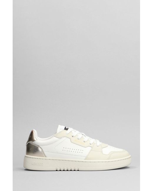 Axel Arigato Dice Lo Sneaker Sneakers In White Suede And Leather