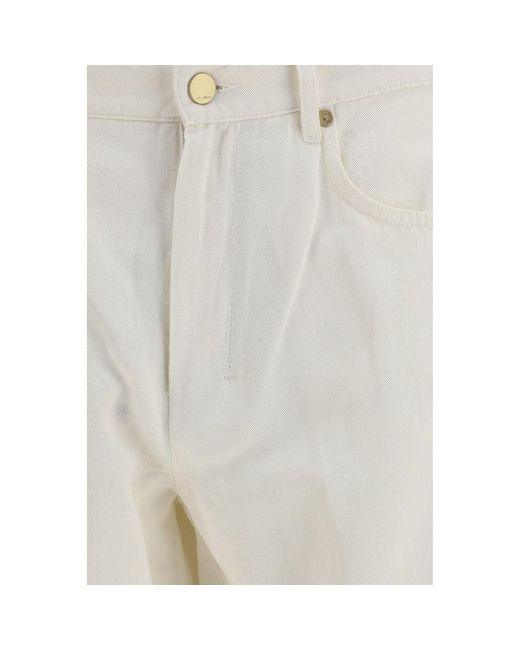 Max Mara Gray Cotton Casual Pants