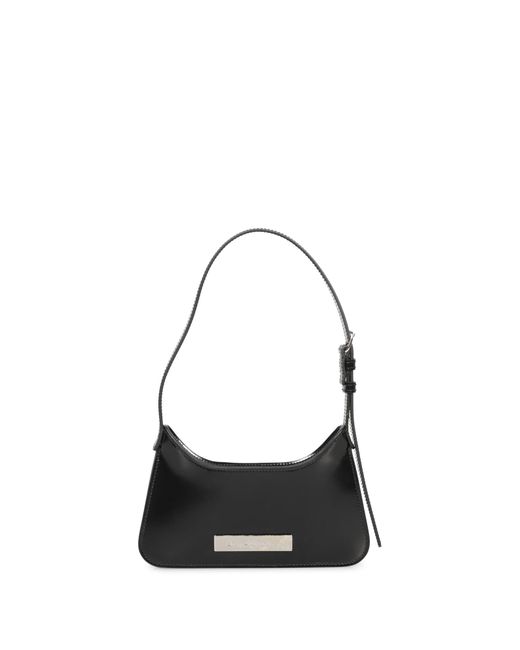 Acne Black Platt Micro Patent Bag