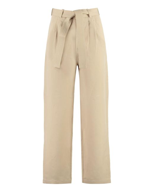 Woolrich Natural High-rise Trousers