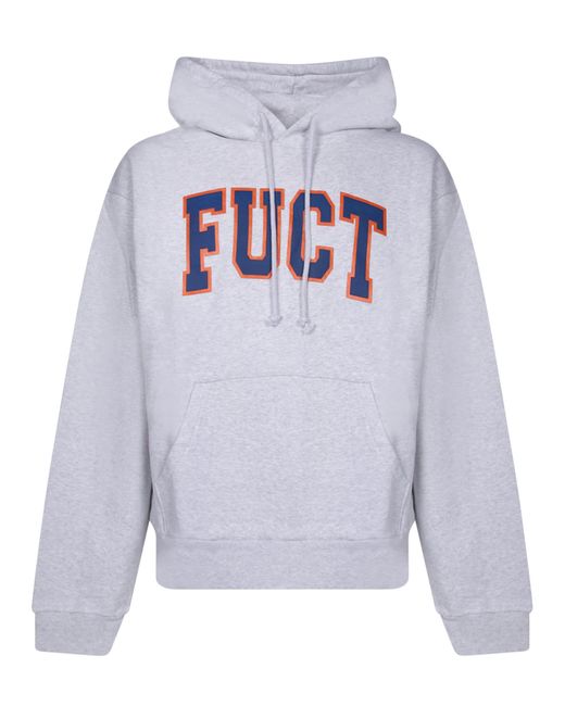 Fuct Gray Logo Hoodie for men