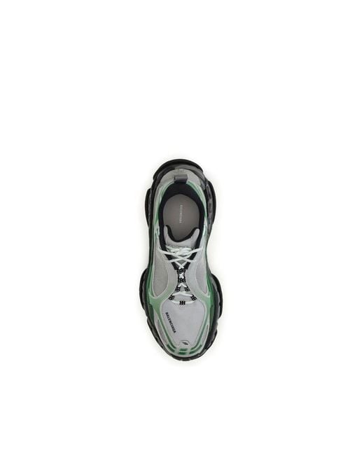 Balenciaga Green Polyester Athletic Sneakers for men