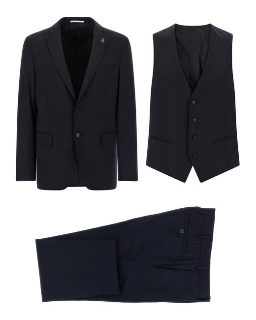 Pal Zileri Black 3-Piece Lord Dress for men