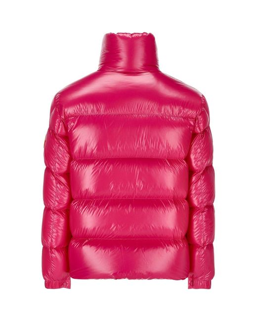 Moncler Pink Dervox Quilted Down Jacket for men