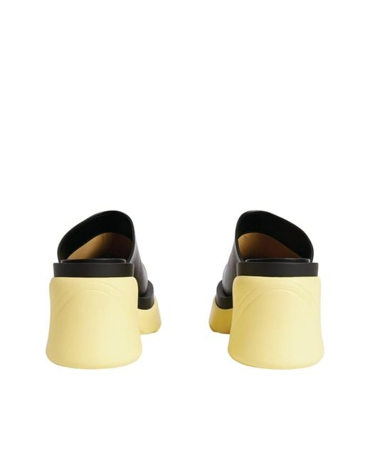 Bottega Veneta Black 90Mm Flash Platform Mules
