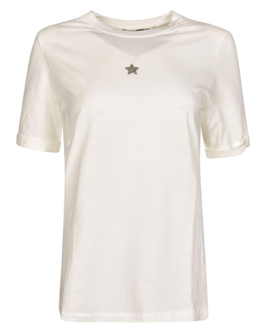 Lorena Antoniazzi White Logo T-Shirt