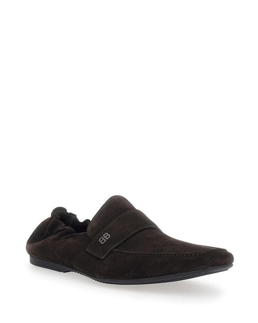 Balenciaga Black Loafers Palermo Leather Calf for men