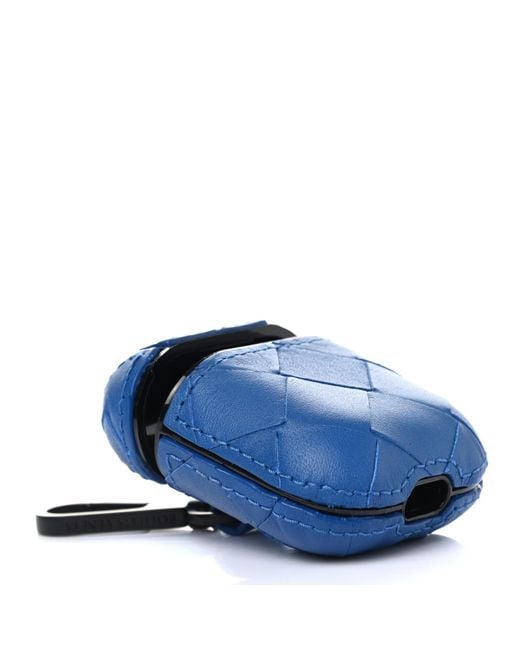 Bottega Veneta Blue Airpods Case- Accessory for men