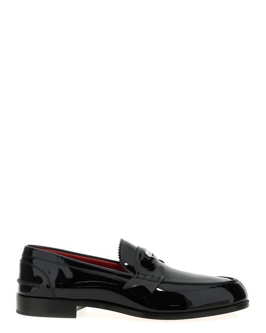 Christian Louboutin Black Penny Loafers for men