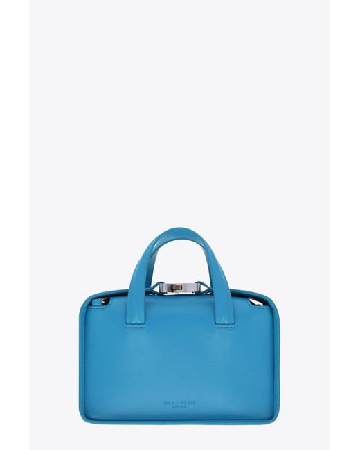 1017 ALYX 9SM Brie Bag Baby Blue Leather Squared Bag - Brie Bag