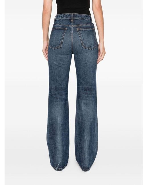Khaite Blue Danielle High-Waisted Jeans
