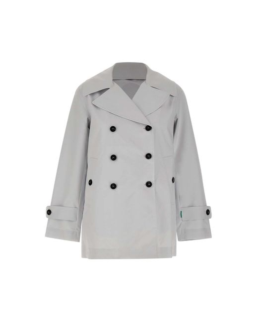 Save The Duck Gray Grin18Sofi Trench Coat