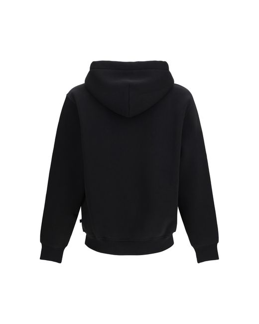 Alpha Industries Black Desert Hoodie With Print Cotton; Polyester Sweatshirts for men
