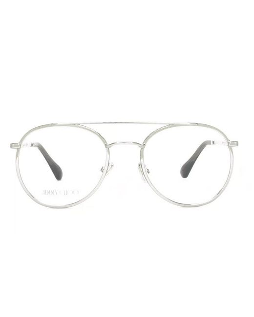 Jimmy Choo Metallic Frame And Lens Eyeglasses