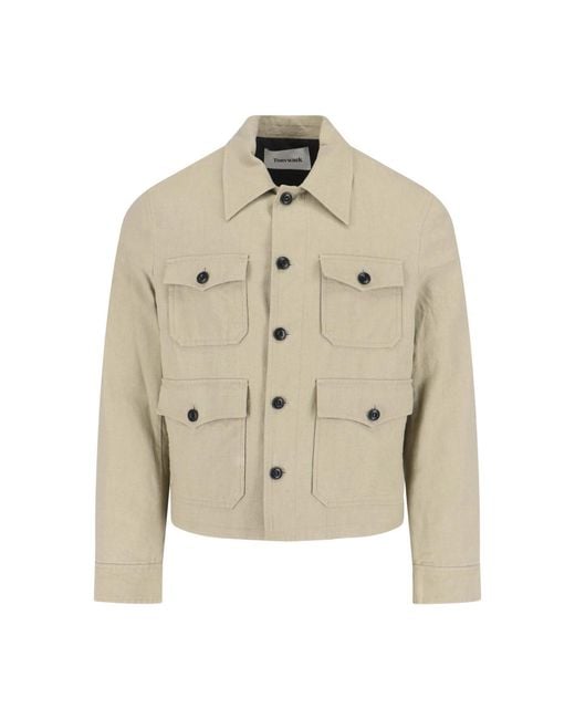 TONYWACK Natural Jackets Linen for men