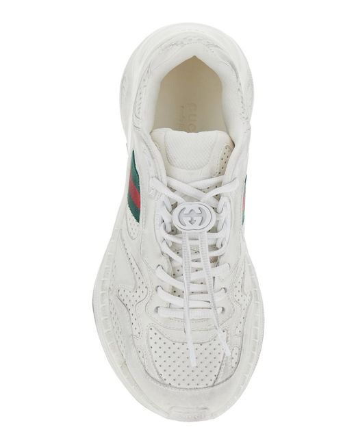 Gucci White Low Top Sneaker Leather Calf Trainers