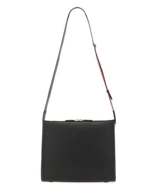 Bally Black Nylon "Code" Shoulder Bag for men
