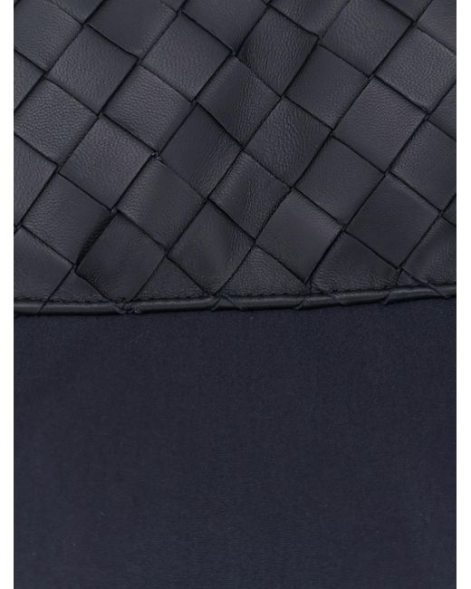 Bottega Veneta Blue Cotton Blend Sleeveless Jacket for men