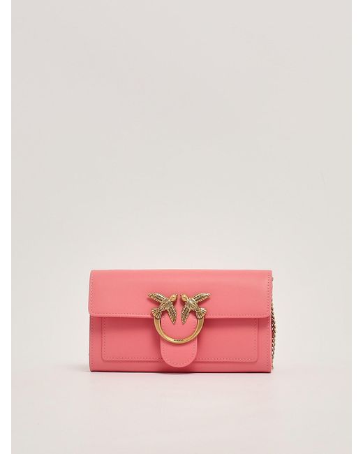 Pinko Pink Love One Wallet C Shoulder Bag