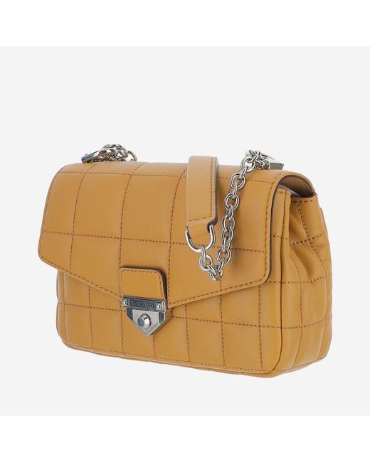 Michael Kors Natural Soho Small Shoulder Bag Lambskin