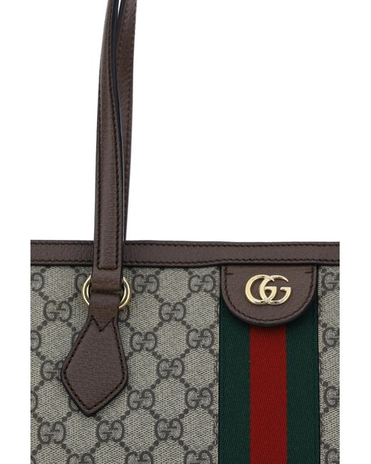 Gucci Gray Ophidia Shoulder Bag Handbags