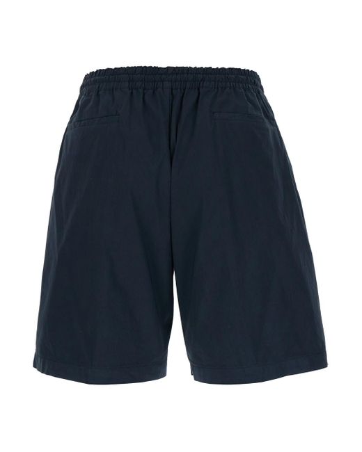 PT Torino Blue Bermuda Shorts With Drawstring for men
