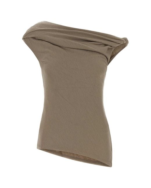 Entire studios Brown Cappuccino Wool Top