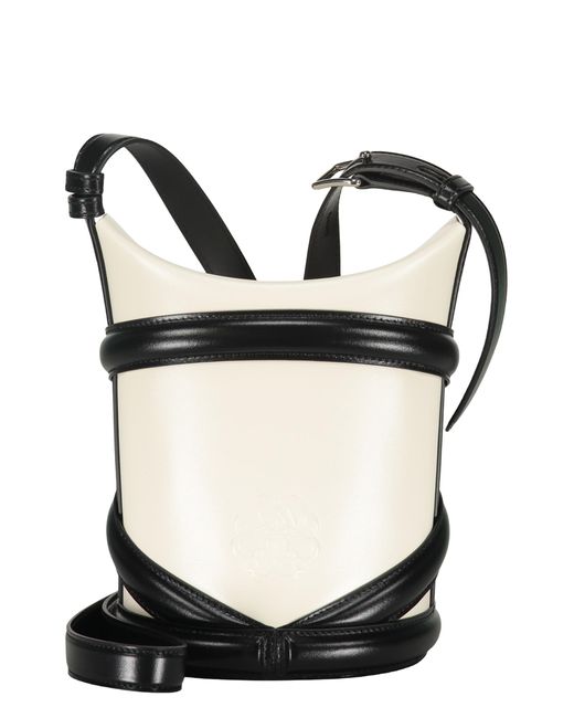Alexander McQueen Black Bucket Bag