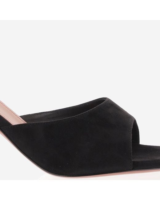 AMINA MUADDI Black Slipper Heels Lupita 70