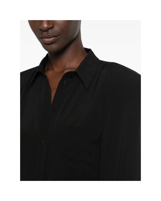 IRO Black Foxia Buttoned Shirt