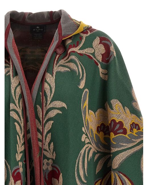 Etro Floral Paisley Cape | Lyst Etro Floral Paisley Cape | Lyst