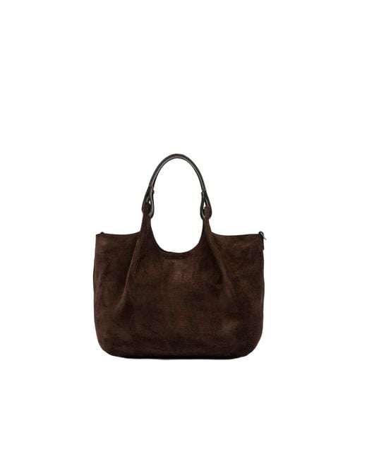 Gianni Chiarini Brown Handbag Dua Suede Handbags