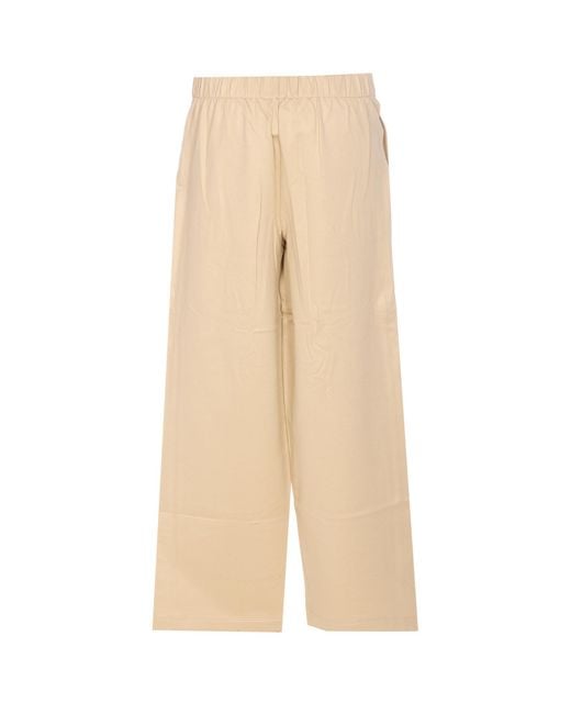 Max Mara Natural Trousers Silk