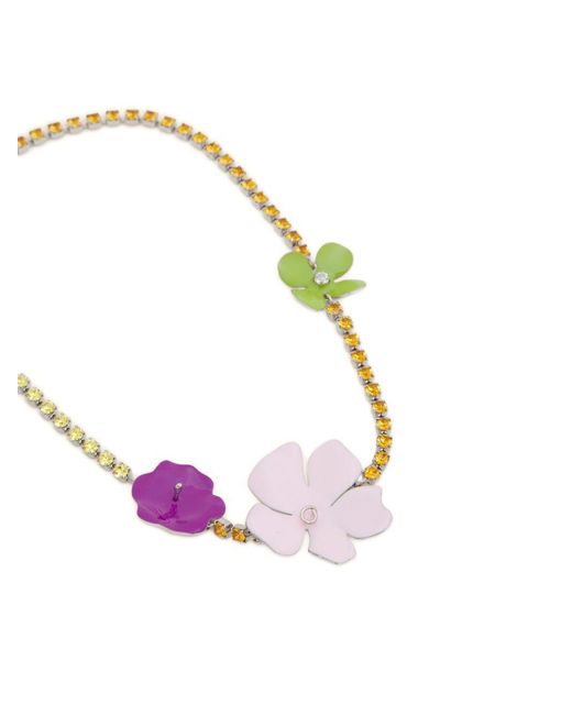 Marni Pink Chocker Flowers