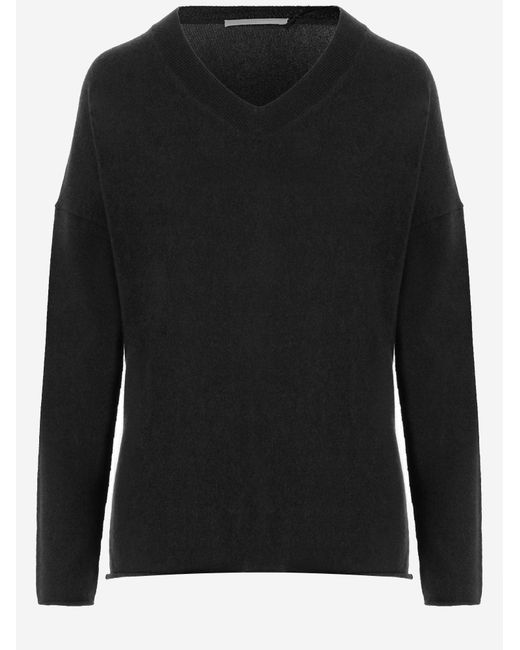 Allude Black Cashmere Sweater