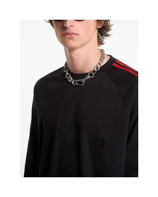 Adidas Black Sweater Y-3 Outer: Cotton; Trims: Cotton Sweatshirts for men