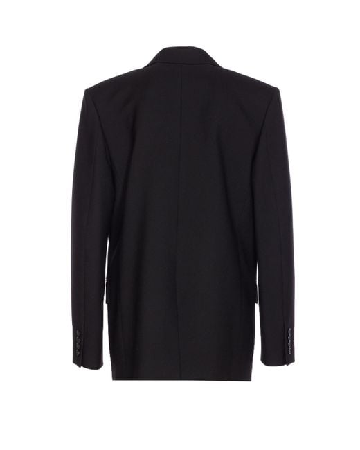 Saint Laurent Blue Cassandre Jacket