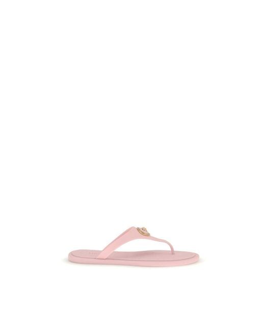 Versace Pink Multicolor Rubber Flip