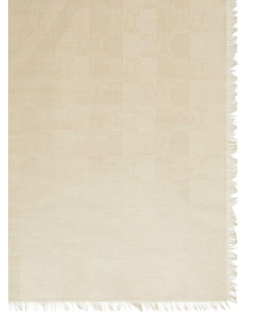 Max Mara Natural Scarfs Seta Lana