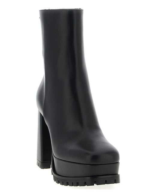 Gianvito Rossi Black Harlem Boots And Ankle Boots