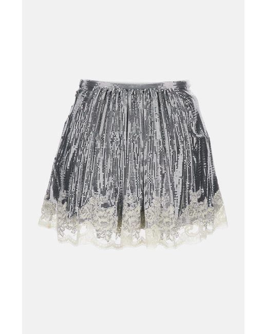 Rabanne Multicolor Mini Skirt