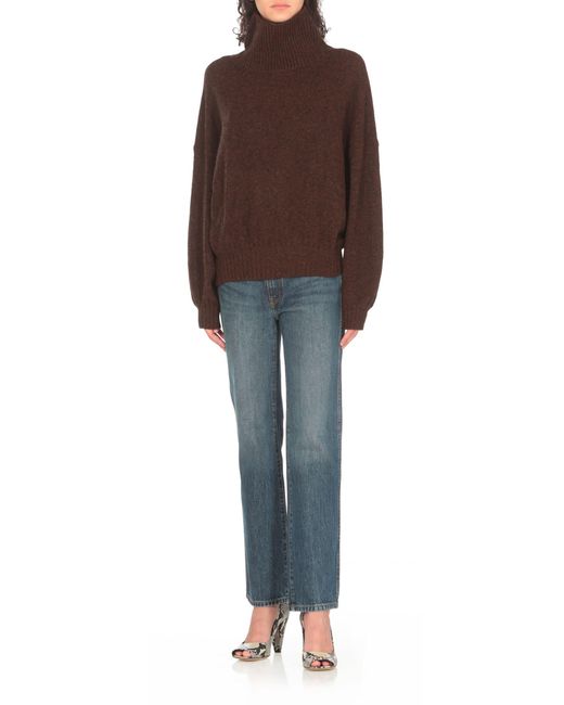 Khaite Brown Cashmere Jumper