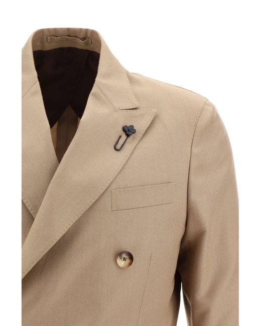 Lardini Natural Blazer Jacket for men