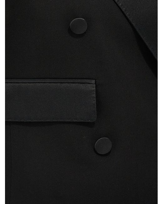 Dolce & Gabbana Black Tuxedo Gilet