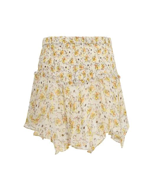 Isabel Marant Natural Fiala Skirt Viscose