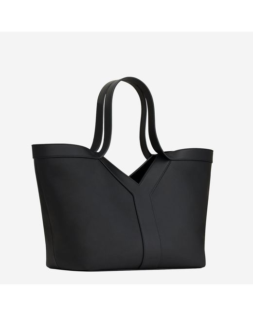 Saint Laurent Black Leather Tote Bag Shoulder