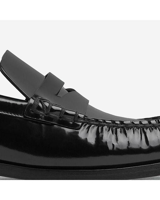 Bottega Veneta Black Truman Calfskin Loafers