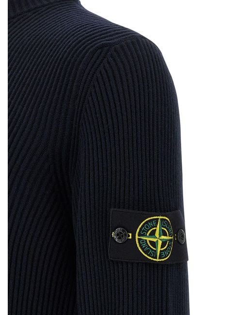 Stone Island Blue 'Rws' Sweater for men